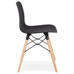 Paris Prix Chaise Scandinave "Cryptek" 80cm Noir