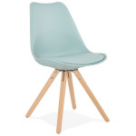 paris prix Chaise Scandinave "Jax" 83cm Bleu
