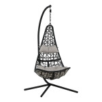 paris prix Chaise Suspendue "Edinburgh" 205cm Noir