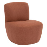 paris prix Chauffeuse Design "Leone" 71cm Terracotta