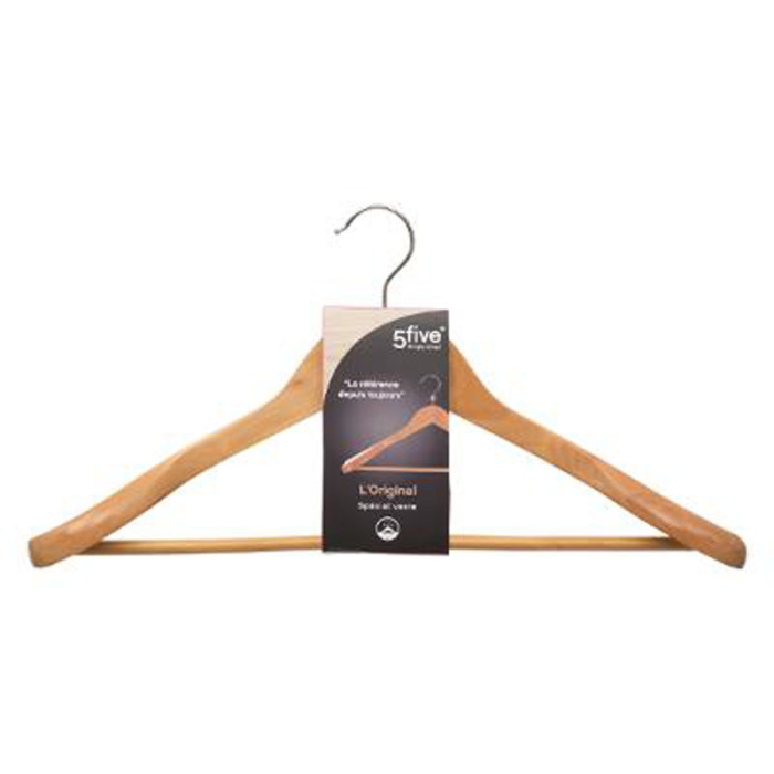 Paris Prix Cintre Pour Veste En Bois 44cm Naturel