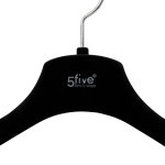 Paris Prix Cintre Pour Veste "Feutrine" 44cm Noir