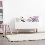 Paris Prix Coffre De Rangement "Nuage" 58cm Blanc