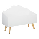 paris prix Coffre de Rangement "Nuage" 58cm Blanc