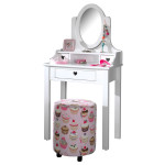 Paris Prix Coiffeuse "Amori" Blanc