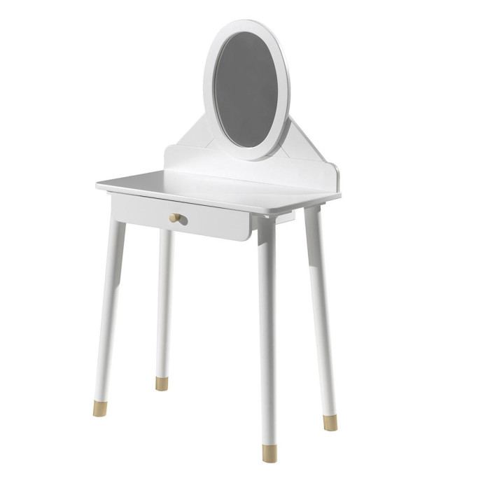 Paris Prix Coiffeuse Enfant "Billy" 128cm Blanc
