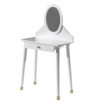 paris prix Coiffeuse Enfant "Billy" 128cm Blanc