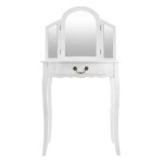 Paris Prix Coiffeuse Moderne "Aurell" 128cm Blanc