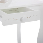 Paris Prix Coiffeuse & Tabouret "Enfant" 92cm Blanc