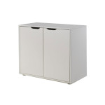 Paris Prix Commode 2 Portes Enfant "Pino" 86cm Blanc