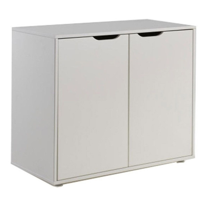 Paris Prix Commode 2 Portes Enfant "Pino" 86cm Blanc