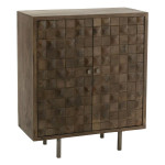 paris prix Commode 2 Portes "Pino" 104cm Marron