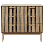 Paris Prix Commode Design "Klaus" 90cm Marron