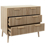 Paris Prix Commode Design "Klaus" 90cm Marron