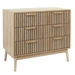 Paris Prix Commode Design "Klaus" 90cm Marron
