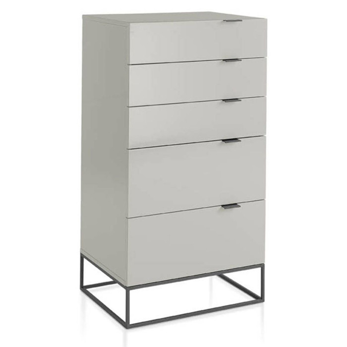 Paris Prix Commode Design "Yugo" 111cm Blanc