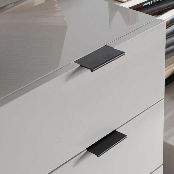 Paris Prix Commode Design "Yugo" 111cm Blanc