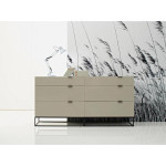 Paris Prix Commode Design "Yugo" 80cm Blanc