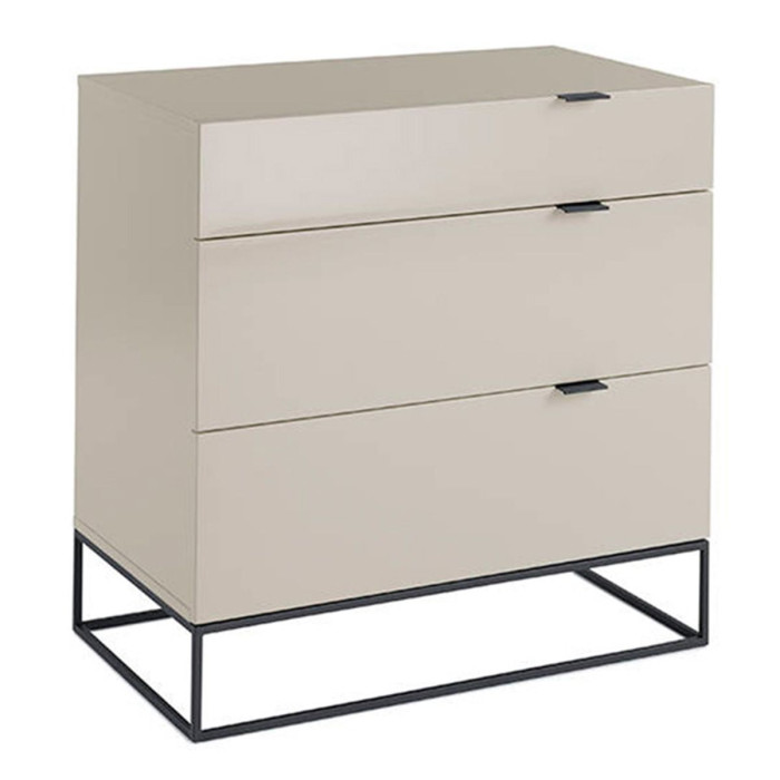 Paris Prix Commode Design "Yugo" 80cm Blanc