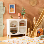 Paris Prix Commode Enfant 4 Niches "Tara" 76cm Blanc