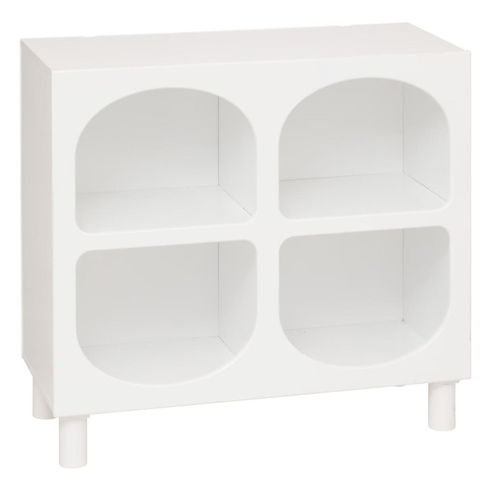 Paris Prix Commode Enfant 4 Niches "Tara" 76cm Blanc