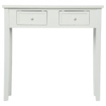 Paris Prix Console 2 Tiroirs "Charme" 80cm Blanc
