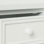 Paris Prix Console 2 Tiroirs "Charme" 80cm Blanc