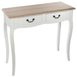 paris prix Console 2 Tiroirs "Chrysa" 86cm Naturel