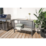 Paris Prix Console De Jardin "Parma" 125cm Gris