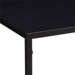 Paris Prix Console Design En Métal "Gota" 120cm Noir