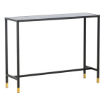 paris prix Console Design en Verre "Dipp" 100cm Noir