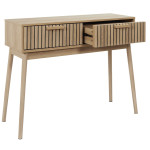 Paris Prix Console Design "Klaus" 100cm Marron