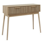 Paris Prix Console Design "Klaus" 100cm Marron