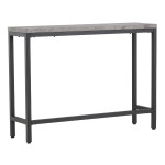 Paris Prix Console Design "Rise" 110cm Gris & Noir