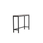 Paris Prix Console Design "Rise" 110cm Gris & Noir