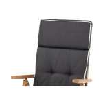 Paris Prix Coussin De Chaise "Classique" 118cm Gris