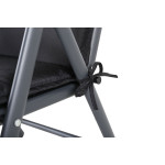 Paris Prix Coussin De Chaise "Hanna" 116cm Noir