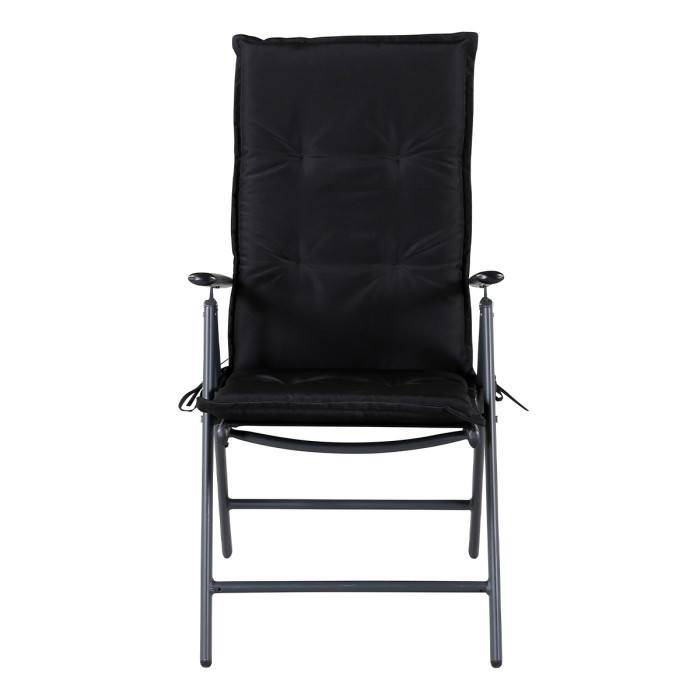 Paris Prix Coussin De Chaise "Hanna" 116cm Noir