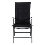 paris prix Coussin de Chaise "Hanna" 116cm Noir