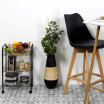 Paris Prix Desserte De Cuisine "3 Niveaux" 62cm Noir