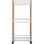 Paris Prix Desserte De Cuisine "Naturae" 36cm Blanc