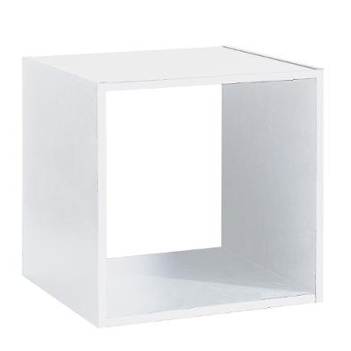 Paris Prix Étagère 1 Case "Mix N Modul" 34cm Blanc