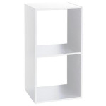 paris prix Étagère 2 Cases "Mix N Modul" 34cm Blanc