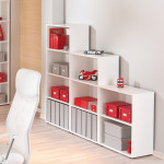 Paris Prix Étagère 2 Niveaux "Delnice" 75cm Blanc