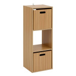 Paris Prix Étagère 3 Cases Mix "Tasso" 102cm Naturel