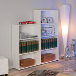 Paris Prix Étagère 3 Niveaux "Delnice" 110cm Blanc