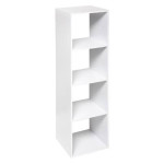 paris prix Étagère 4 Cases "Mix N Modul" 134cm Blanc