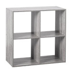 paris prix Étagère 4 Cases "Mix N Modul" 67cm Gris