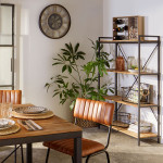 Paris Prix Étagère 4 Niveaux "Edena" 141cm Marron