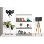 Paris Prix Étagère 4 Niveaux "Elementary" 113cm Gris